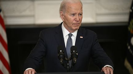 Le président américain Joe Biden, le 31 mai 2024. (BRENDAN SMIALOWSKI / AFP)