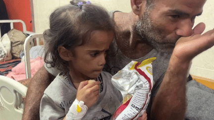 Guerre entre Israël et le Hamas : à Gaza, les enfants souffrent de malnutrition (franceinfo)