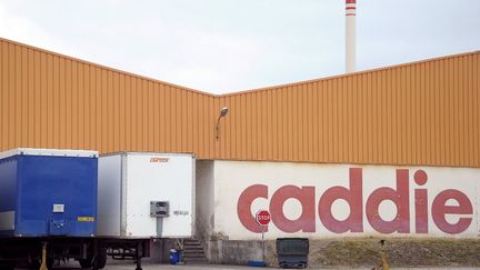 L'usine de l'entreprise de chariots Caddie, le 5 mars 2012, à Drusenheim (Bas-Rhin). (FREDERICK FLORIN / AFP)