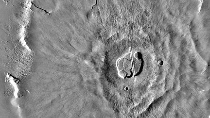 L'Olympus Mons sur Mars. (NASA / AFP)