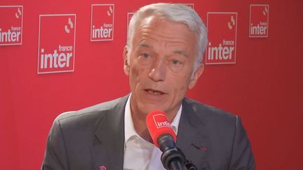 Patrick Martin, le président du Medef, le 21 mai 2024 sur France Inter. (FRANCE INTER / RADIO FRANCE)