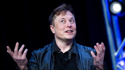 Le fondateur de Tesla, Elon Musk, le 9 mars 2020. (BRENDAN SMIALOWSKI / AFP)