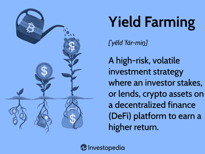 Yield Farming: A high-risk, volatile investment strategy where an investor stakes, or lends, crypto assets on a decentralized finance (DeFi) platform to earn a higher return.