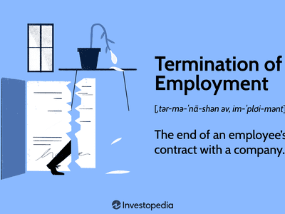 Termination of Employment: The end of an employeeâs contract with a company.