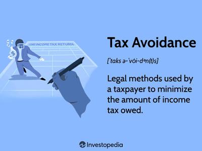 Tax Avoidance: Legal methods used by a taxpayer to minimize the amount of income tax owed.