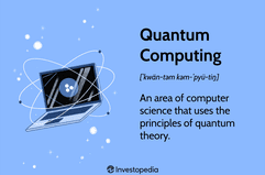 Quantum Computing: An area of computer science that uses the principles of quantum theory.