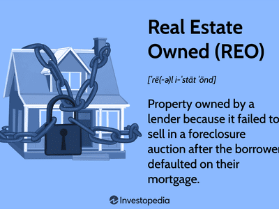 Real Estate Owned (REO): Property owned by a lender because it failed to sell in a foreclosure auction after the borrower defaulted on their mortgage.