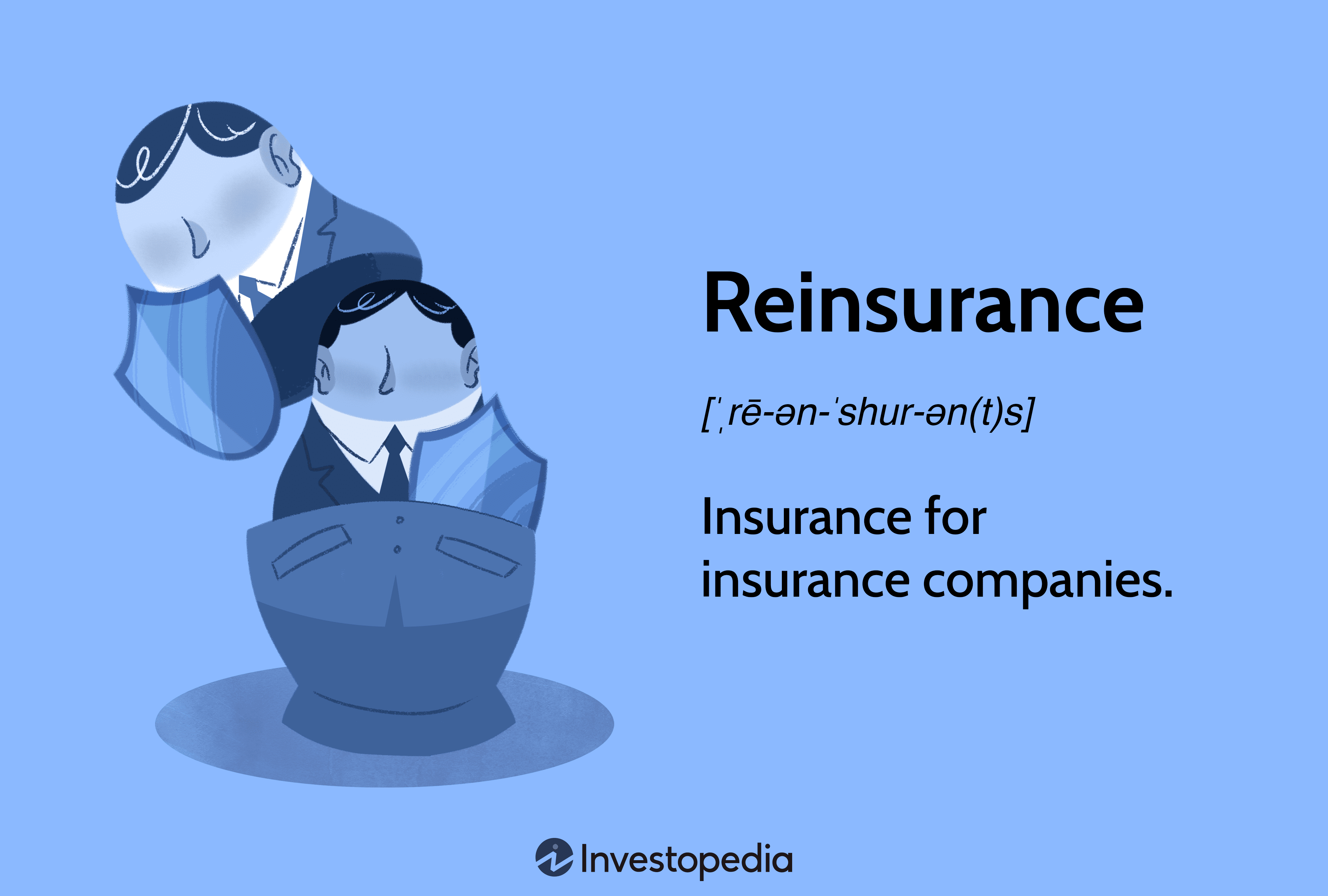 Reinsurance: Insurance for insurers.