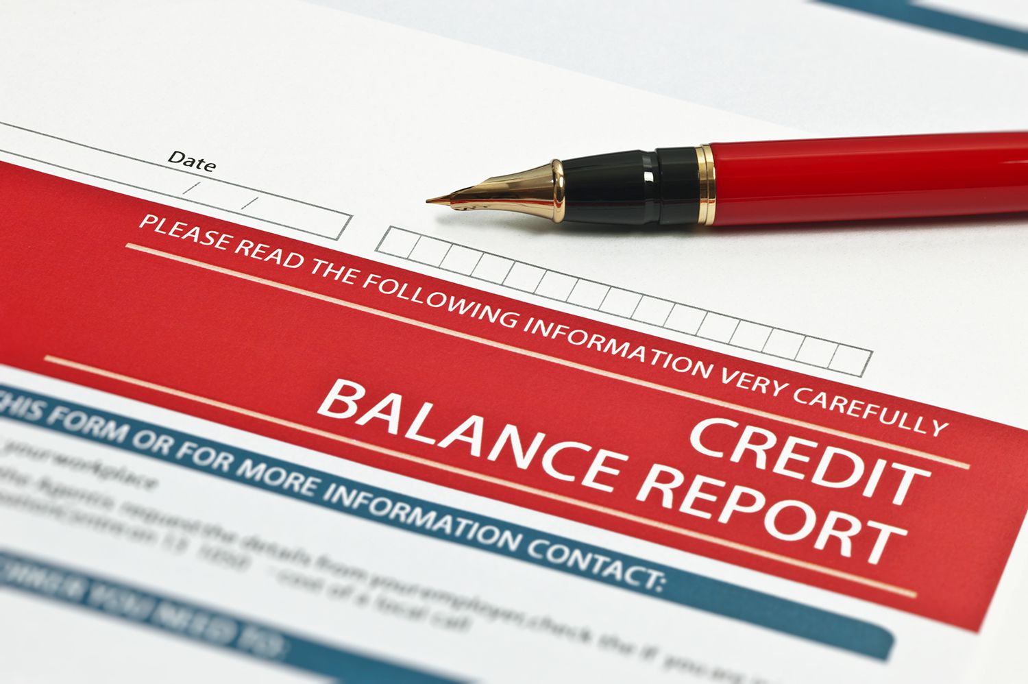 Credit Balance Report