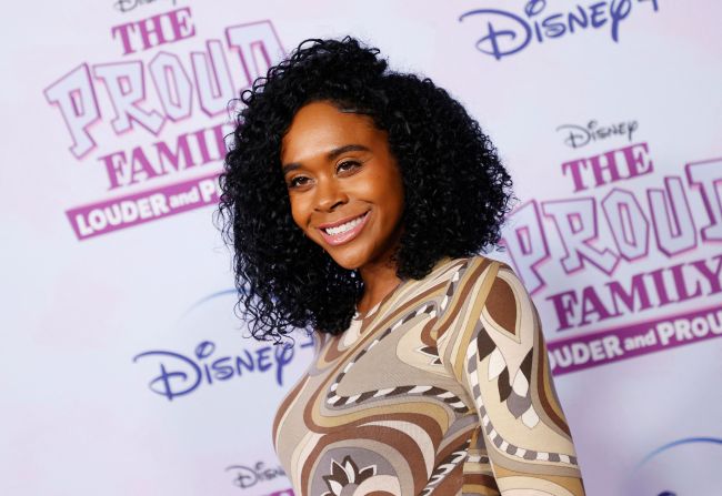 US actress Raquel Lee Bolleau arrives for the Disney+ original series "The Proud Family: Louder and Prouder" red carpet event at the Nate Holden Performing Art center in Los Angeles, January 19, 2023. (Photo by Michael Tran / AFP) (Photo by MICHAEL TRAN/AFP via Getty Images)