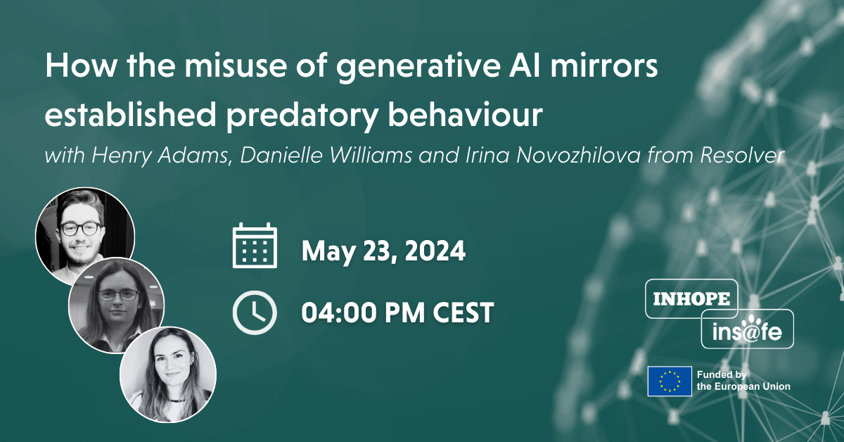 Webinar: How the misuse of generative AI mirrors established predatory behaviour