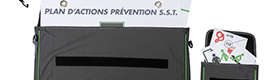 Plan d'intervention + plan d'actions prévention SST magnétiques avec pictogrammes aimantés