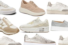 collage of popular platform sneakers
