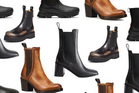 Collage of popular chelsea boots
