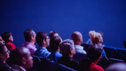 Audience attending a lecture