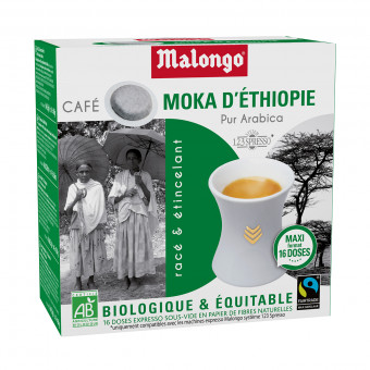 16 doses café Moka d'Ethiopie