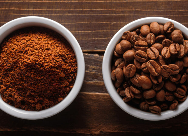 Café moulu et café en grains