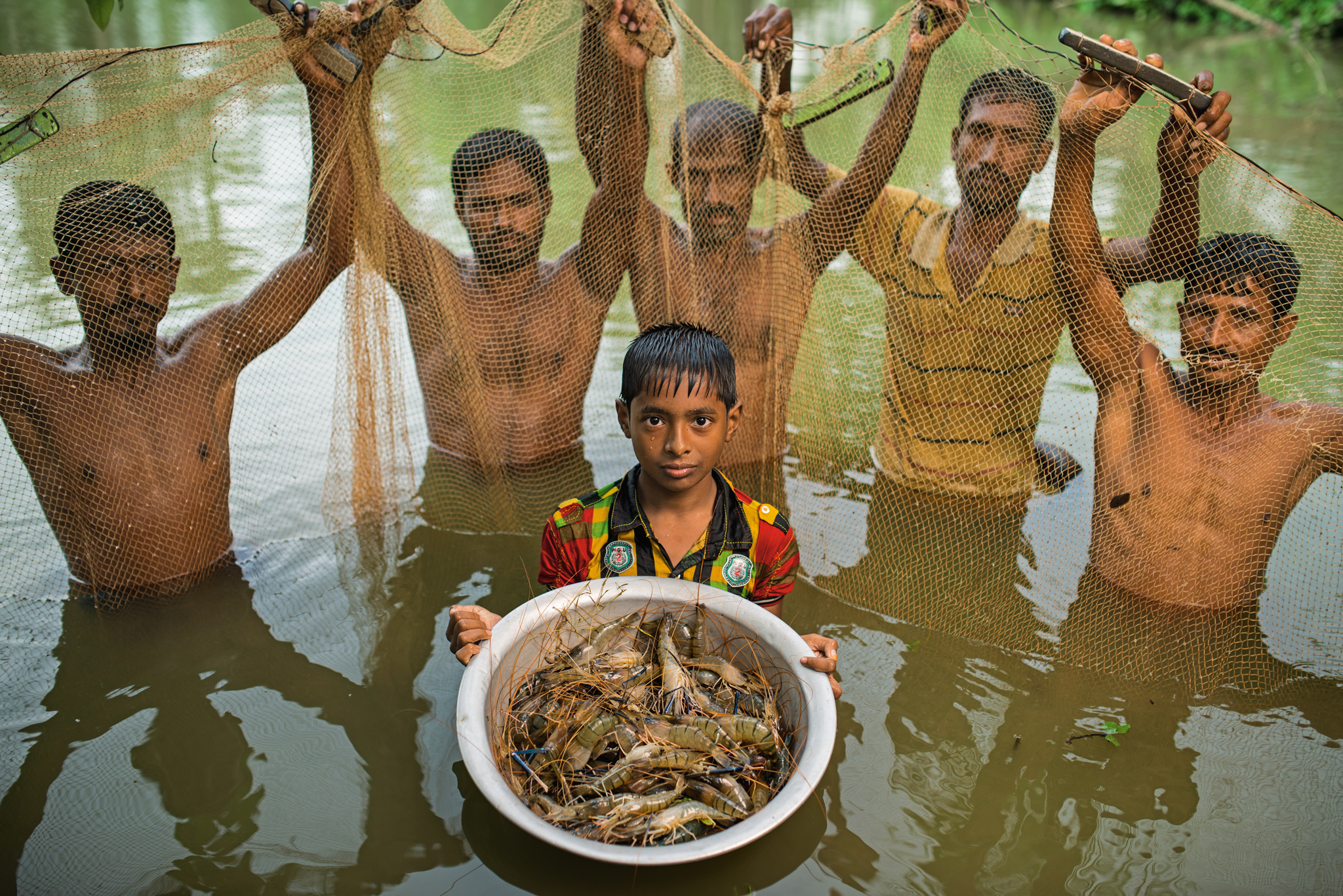 Picture of a fish harvest in Bangladesh