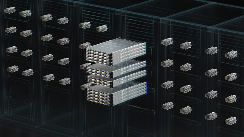 Full-stack power-efficient data center network