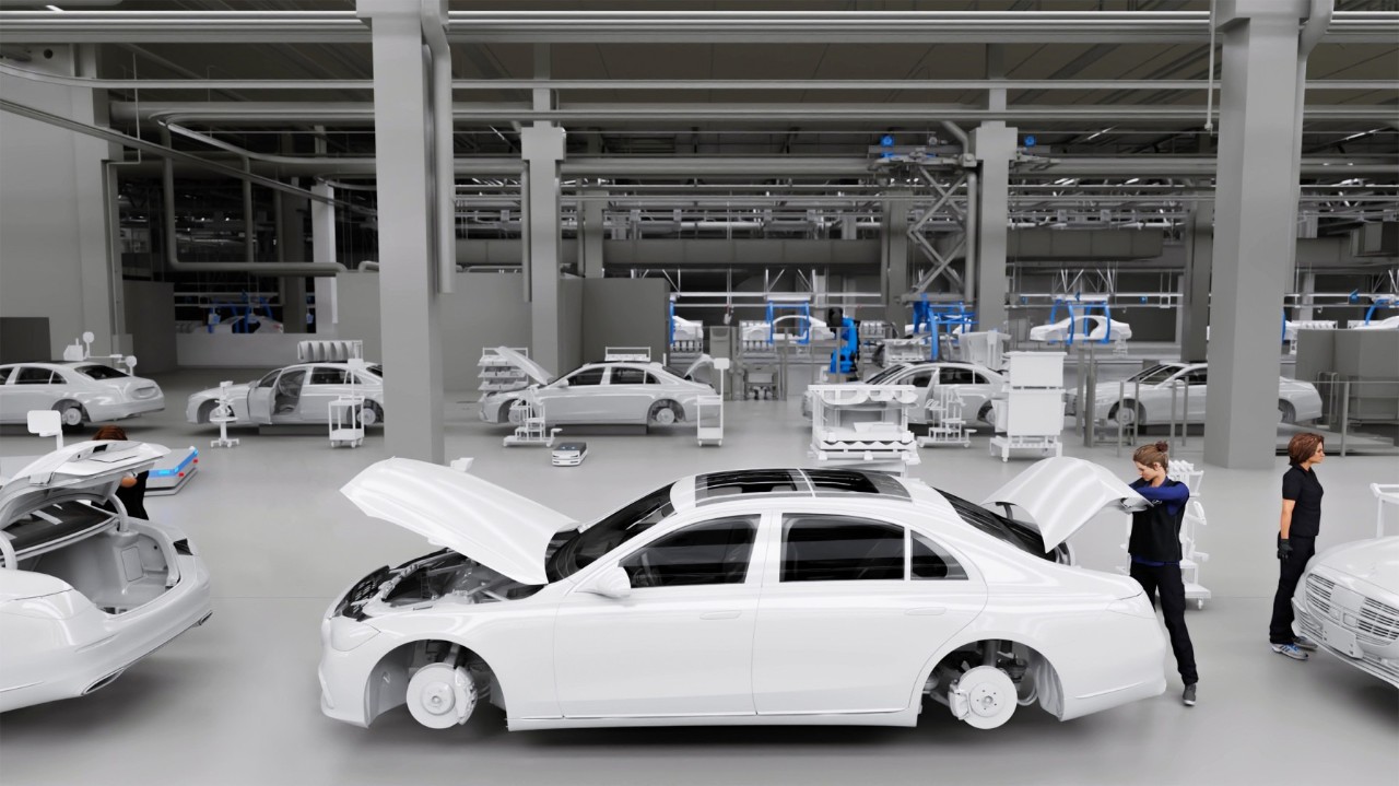 Mercedes-Benz tworzy fabryki kolejnej generacji z NVIDIA Omniverse