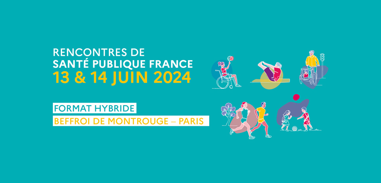 Visuel illustratif - Rencontres Santé publique France les 13 et 14 juin 2024