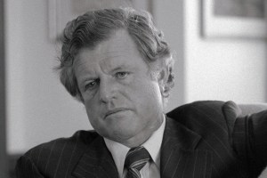(Original Caption) Washington: Sen. Edward Kennedy said "the direction of the economy" rather than the actual rates of inflation, unemployment and interest will be the basis of his decision on whether to run for president. Kennedy made his remarks in an interview with United Press International.