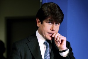 Illinois Gov. Rod Blagojevich deliverd a statement at the James R. Thompson Center on Friday, December 19, 2008, in Chicago, Illinois. Blagojevich made his first public comments since his arrest on federal corruption charges.  (Photo by Michael Tercha/Chicago Tribune/Tribune News Service via Getty Images)