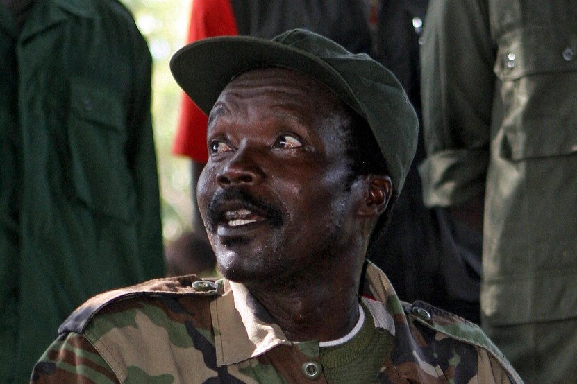 RI-KWANGBA, SUDAN:  Joseph Kony, the leader of the Lord's Resistance Army. (Stuart Price/AFP/Getty Images)
