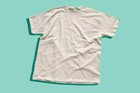 tshirt on teal background