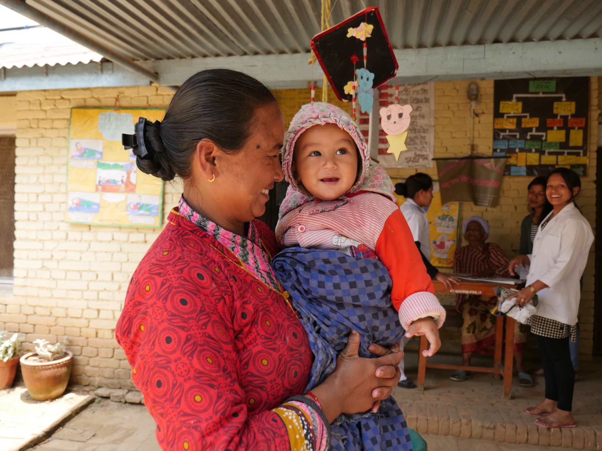 Nepal mother and baby 2015