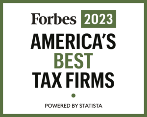 Forbes 2023 America's Best Tax Firms logo