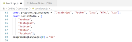 Step 7 Use arrays in JavaScript.