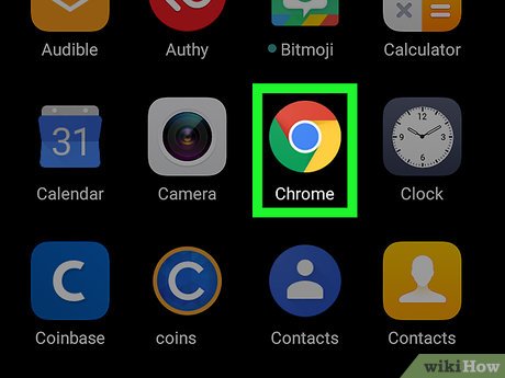Step 1 Open Google Chrome on your Android icon.