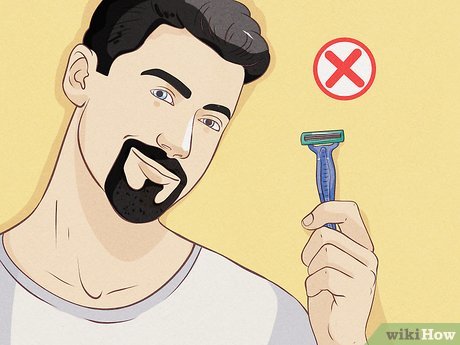 Step 1 Let your facial hair grow out.