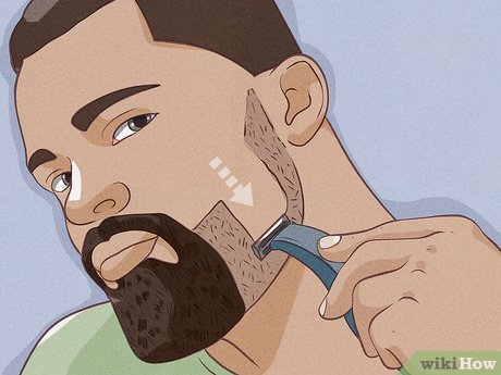 Step 2 Keep the rest of your face shaved.