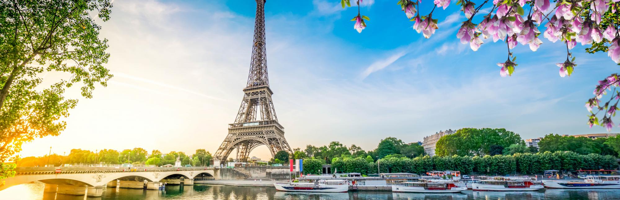 Paris view of Eiffel Tower