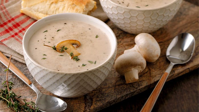 Milk-based soup