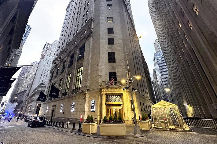 ニューヨーク証券取引所＝ＡＰ