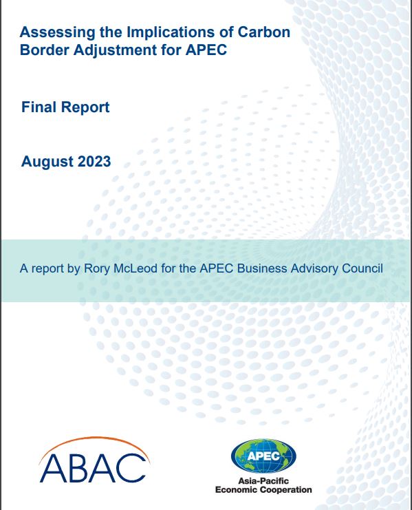 Assessing the Implications of Carbon Border Adjustment for APEC