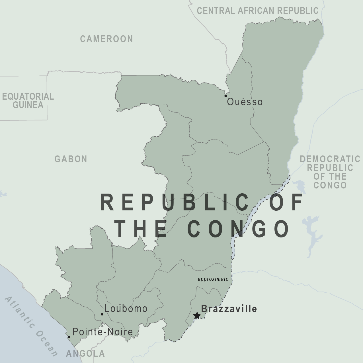 Map - Congo, Republic of the