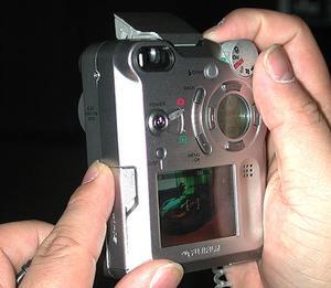 FinePix6800Zの後部