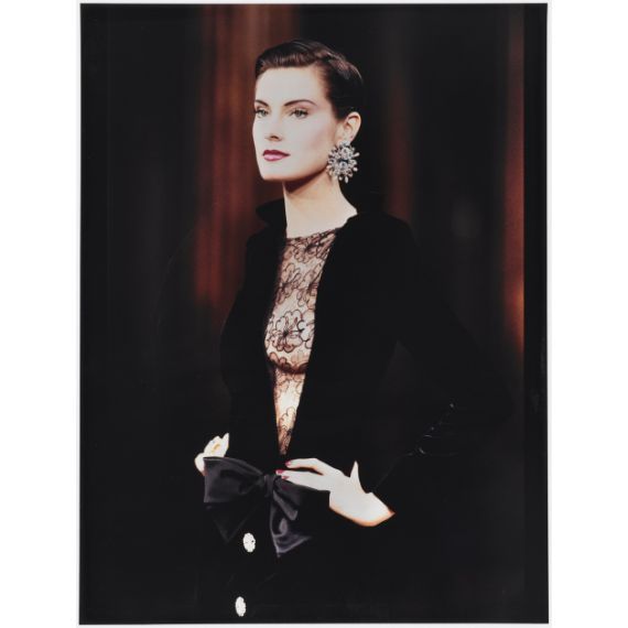 Robe portée par Ewa Meissner, collection haute couture automne-hiver 1993. 