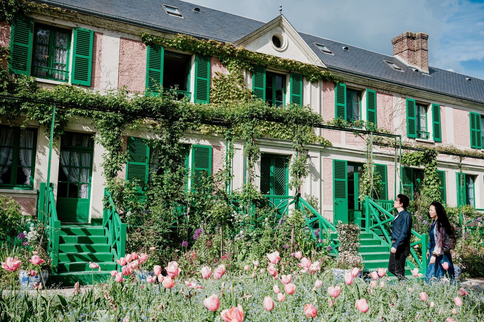 Maison et jardins de Claude Monet à Giverny, en Normandie.