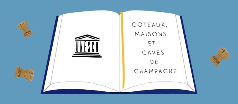 Quelques bouchons de champagne, pour fêter l'inscription à l'UNESCO
