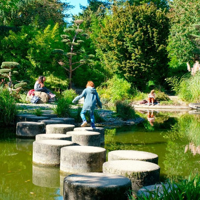 Le Jardin japonais de l'Île de Versailles. 