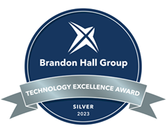 Logo for Brandon Hall Group Technology Excellence Award