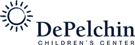 The blue logo for DePelchin Children's Center.