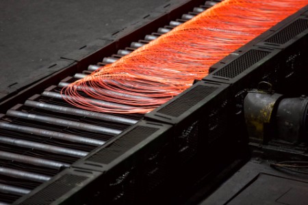 Steel cables production