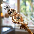 Diamond sceptre at the diamond museum in Amsterdam