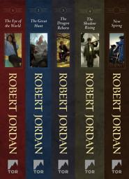 Icon image The Wheel of Time, Books 1-4: (The Eye of the World, The Great Hunt, The Dragon Reborn, The Shadow Rising, New Spring: The Novel)